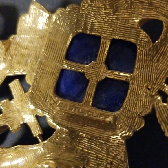 Vintage rare castlecliff larry vrba lapis pendant - Picture 5 of 7